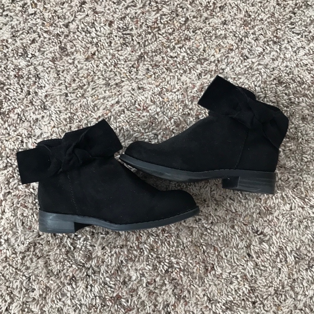 Toddler girl ankle boots black
